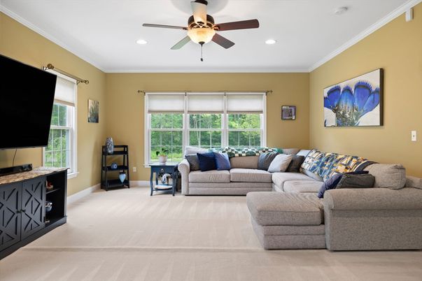 Interior, Living room, Recessed Lighting