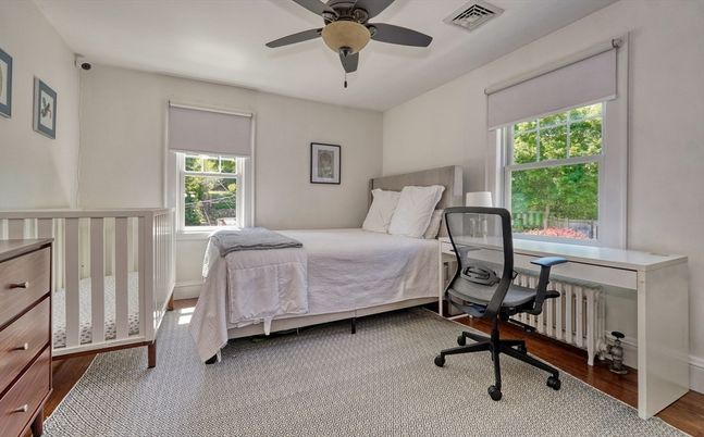 Bedroom, Home Office, Interior, Wood Texture Flooring
