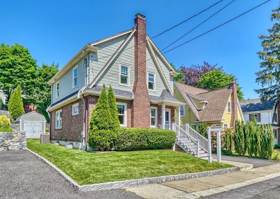 Exterior, Facade, Brick Facade, Tudor Revival