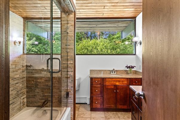 Bathroom, Glass Shower, Interior