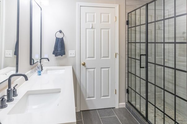 Bathroom, Glass Shower, Interior
