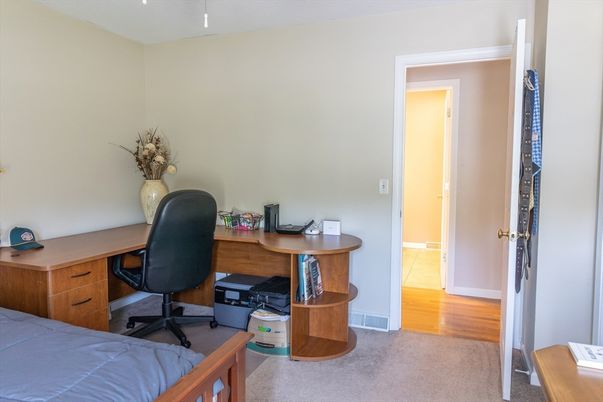 Home Office, Interior, Wood Texture Flooring