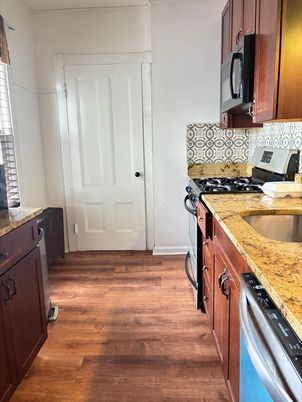 Interior, Kitchen, Wood Texture Flooring