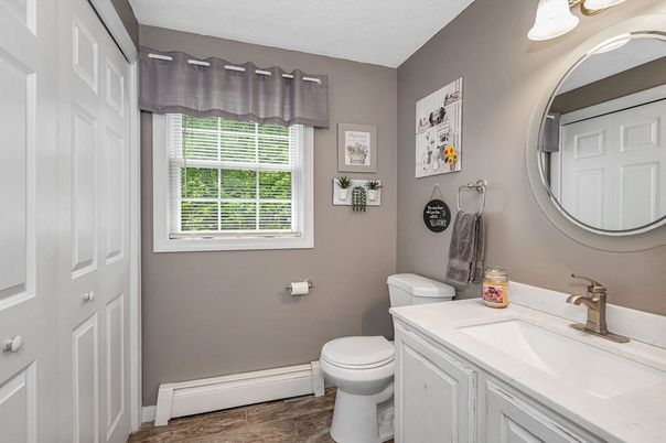 Bathroom, Interior, Wood Texture Flooring