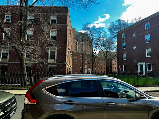 Exterior, Facade, Brick Facade, Rowhouse