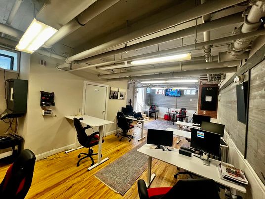 Home Office, Interior, Wood Texture Flooring
