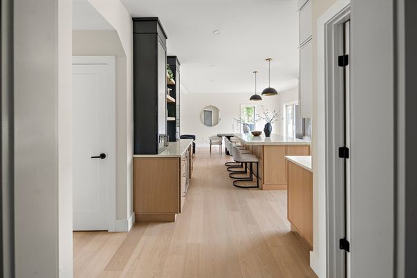 Interior, Pendant Lights, Recessed Lighting, Wood Texture Flooring