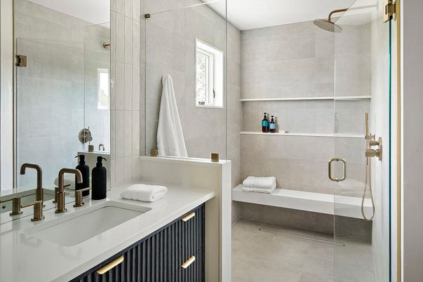 Bathroom, Glass Shower, Interior