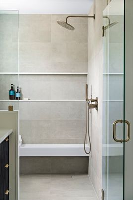 Bathroom, Glass Shower, Interior