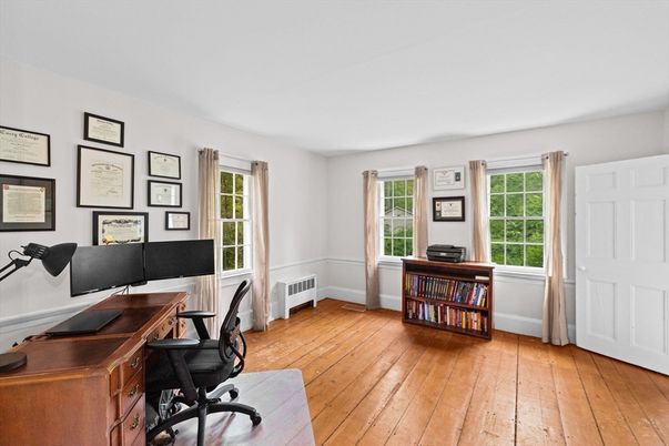 Home Office, Interior, Wood Texture Flooring