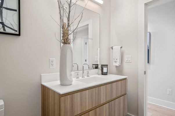 Bathroom, Interior, Wood Texture Flooring
