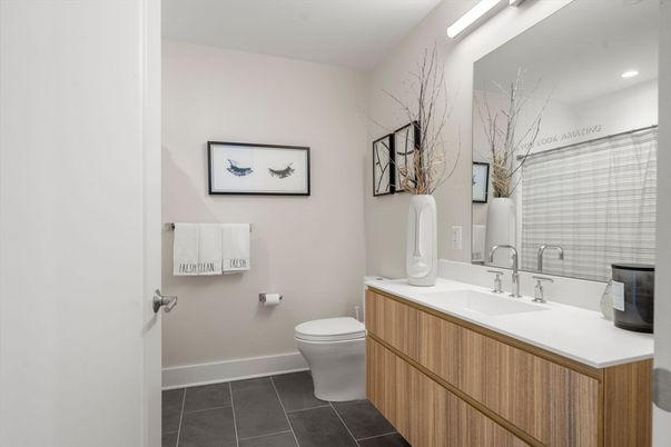 Bathroom, Interior, Recessed Lighting