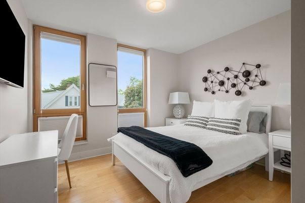 Bedroom, Interior, Wood Texture Flooring