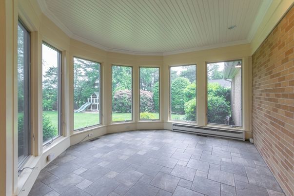 Empty room, Interior, Stone Walls, Sun Room