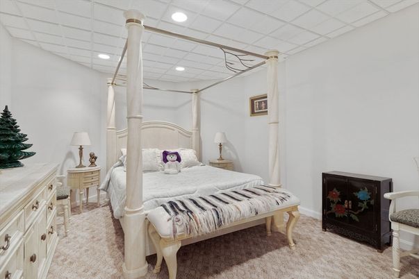 Bedroom, Interior, Recessed Lighting