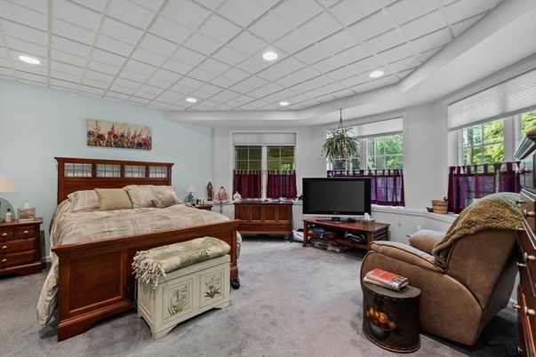Bedroom, Interior, Recessed Lighting