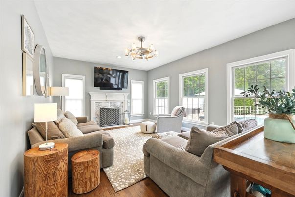 Fireplace, Interior, Living room, Wood Texture Flooring