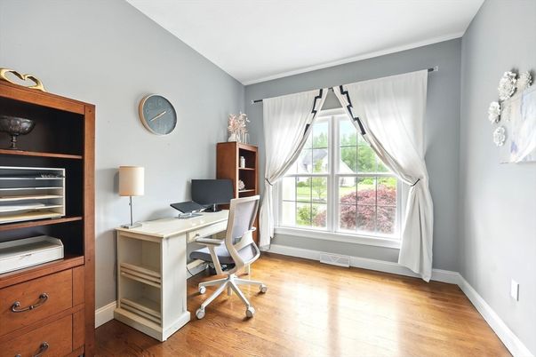 Home Office, Interior, Wood Texture Flooring