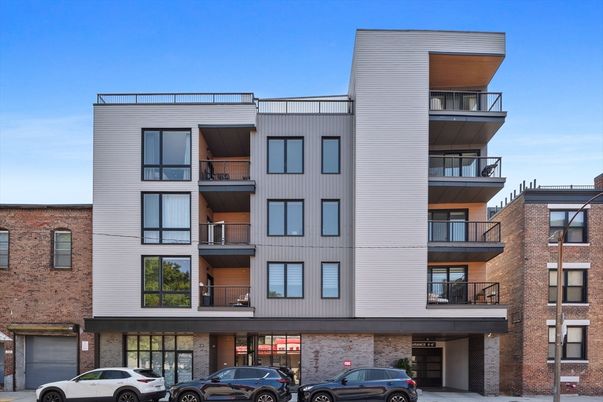 Exterior, Facade, Brick Facade, Modern