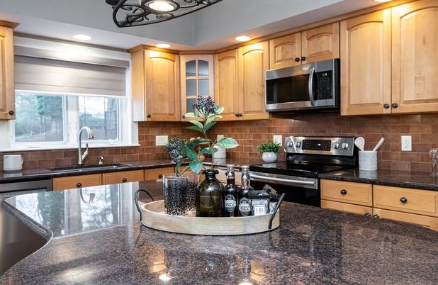 Interior, Kitchen, Recessed Lighting, Stainless Steel Appliances