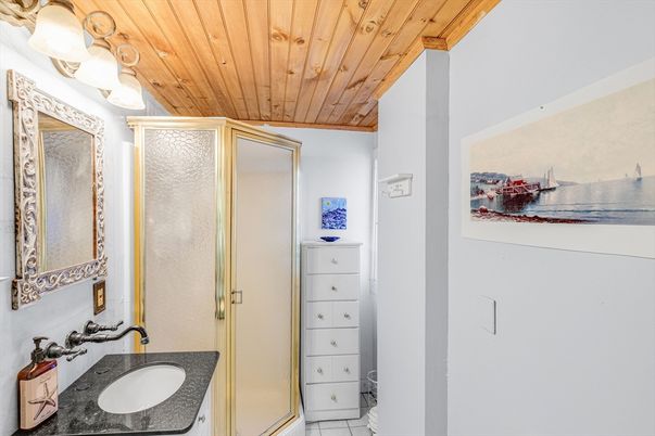 Bathroom, Interior, Wooden Ceilings