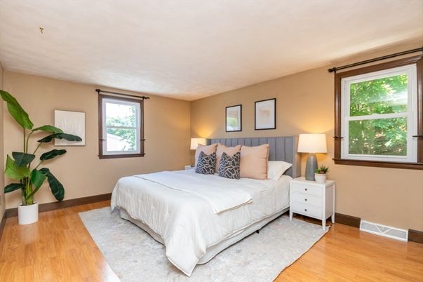 Bedroom, Interior, Wood Texture Flooring