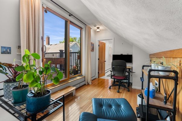 Home Office, Interior, Wood Texture Flooring