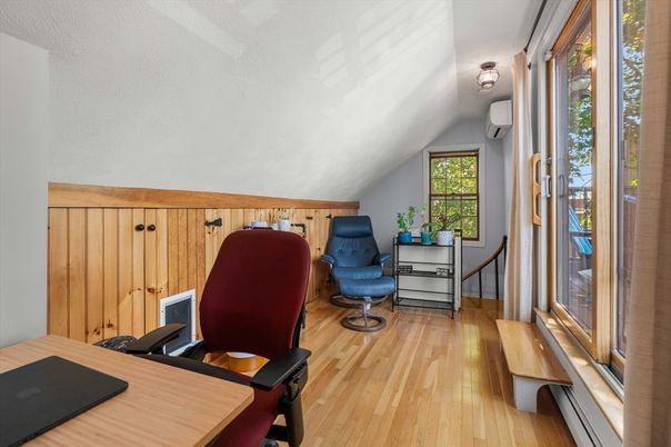 Home Office, Interior, Wood Texture Flooring
