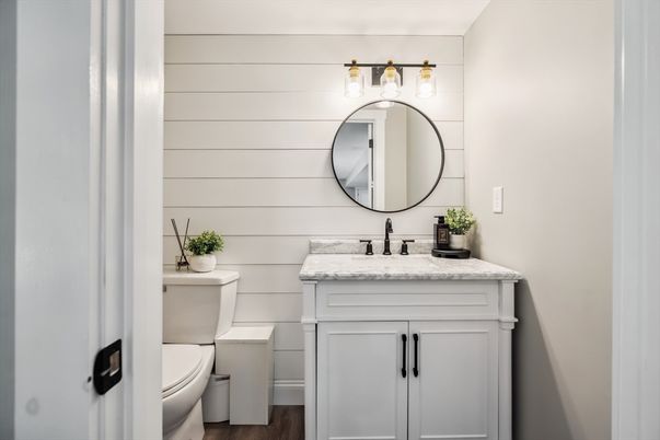 Bathroom, Interior, Wood Texture Flooring