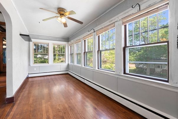 Interior, Sun Room, Wood Texture Flooring