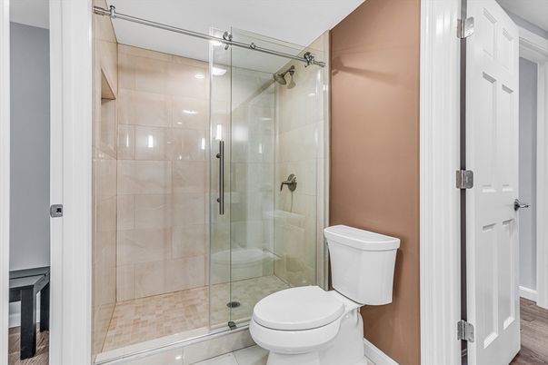 Bathroom, Glass Shower, Interior