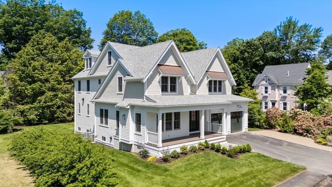 Attached, Backyard, Exterior, Facade, Farmhouse