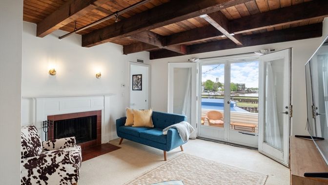 Fireplace, Interior, Wooden Beams, Wooden Ceilings