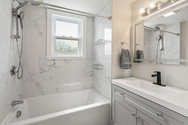 Bathroom, Interior, Marble Walls