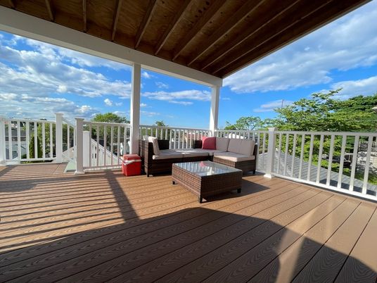 Exterior, Wood Texture Flooring