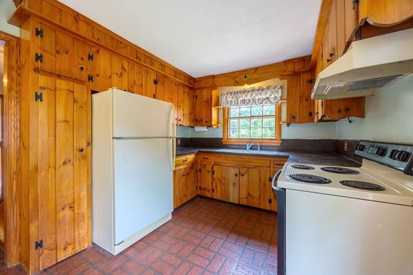 Interior, Kitchen, Wooden Walls