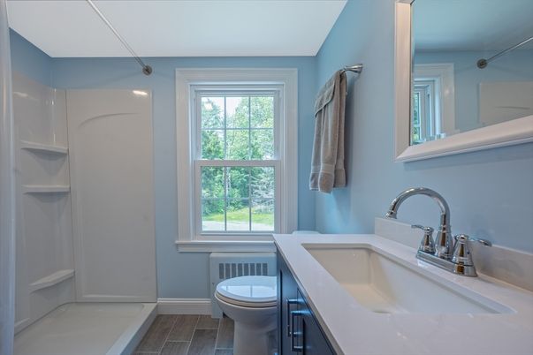 Bathroom, Interior, Wood Texture Flooring