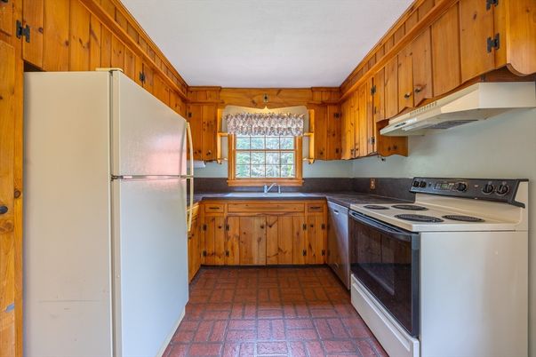 Interior, Kitchen, Wooden Walls