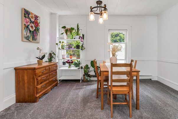 Dining room, Interior, Pendant Lights