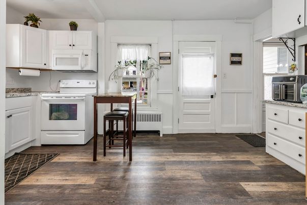Interior, Kitchen, Wood Texture Flooring