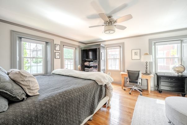 Bedroom, Home Office, Interior, Wood Texture Flooring
