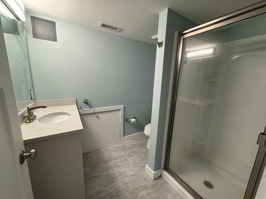 Bathroom, Glass Shower, Interior