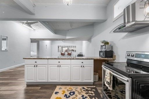 Interior, Kitchen, Wood Texture Flooring