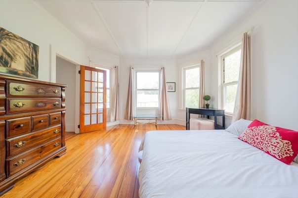 Bedroom, Interior, Wood Texture Flooring