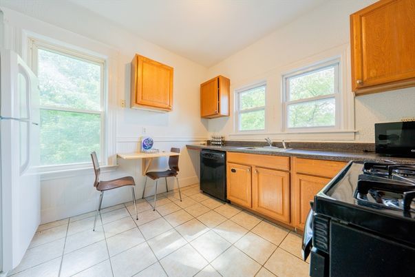 Dining room, Interior, Kitchen