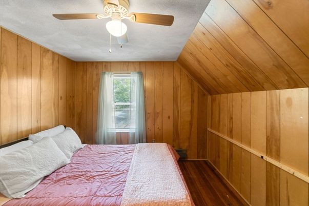 Bedroom, Interior, Wooden Ceilings, Wood Texture Flooring, Wooden Walls