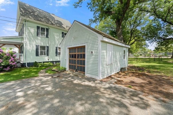 Backyard, Detached Garage, Exterior