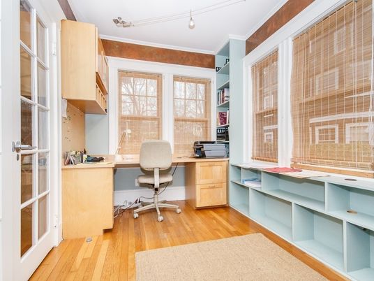 Home Office, Interior, Wood Texture Flooring