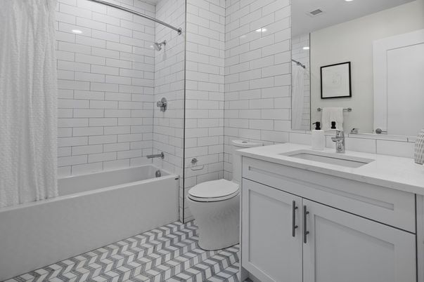 Bathroom, Interior, Recessed Lighting