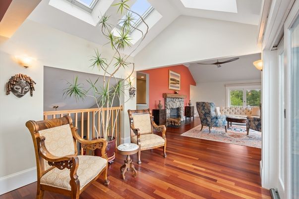 Fireplace, Interior, Wood Texture Flooring